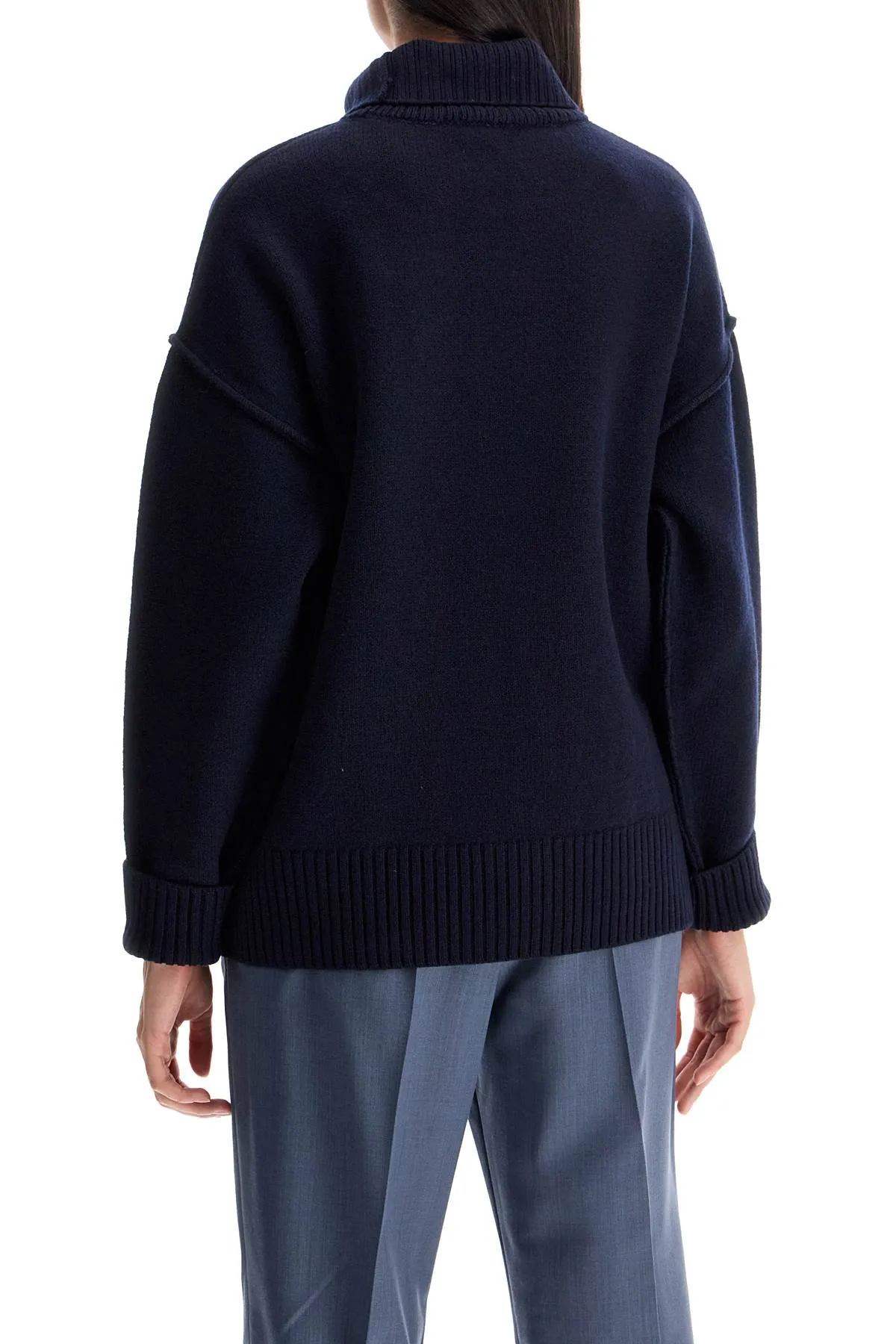 ami de coeur wool turtleneck sweater