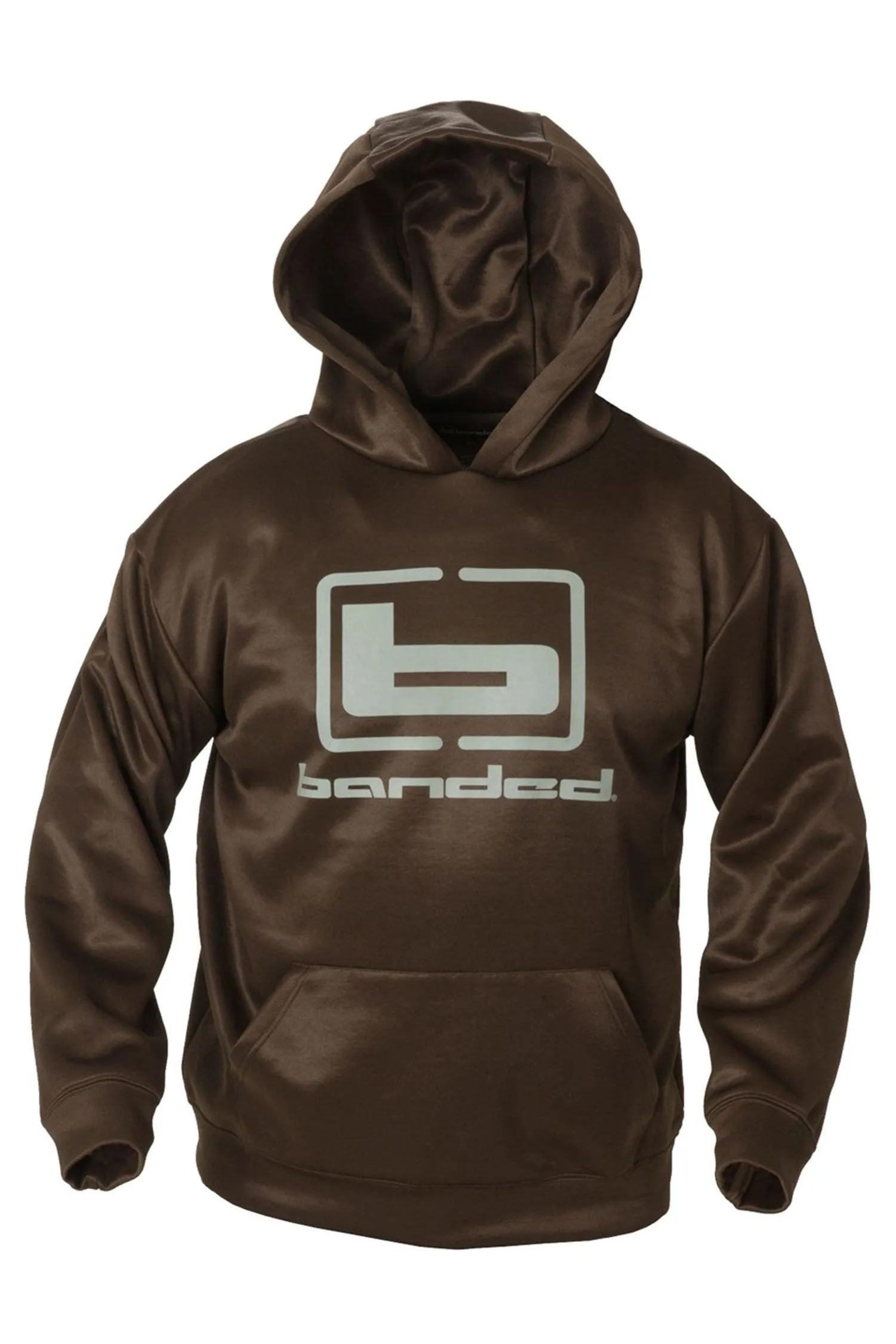 Banded b Logo Hoodie