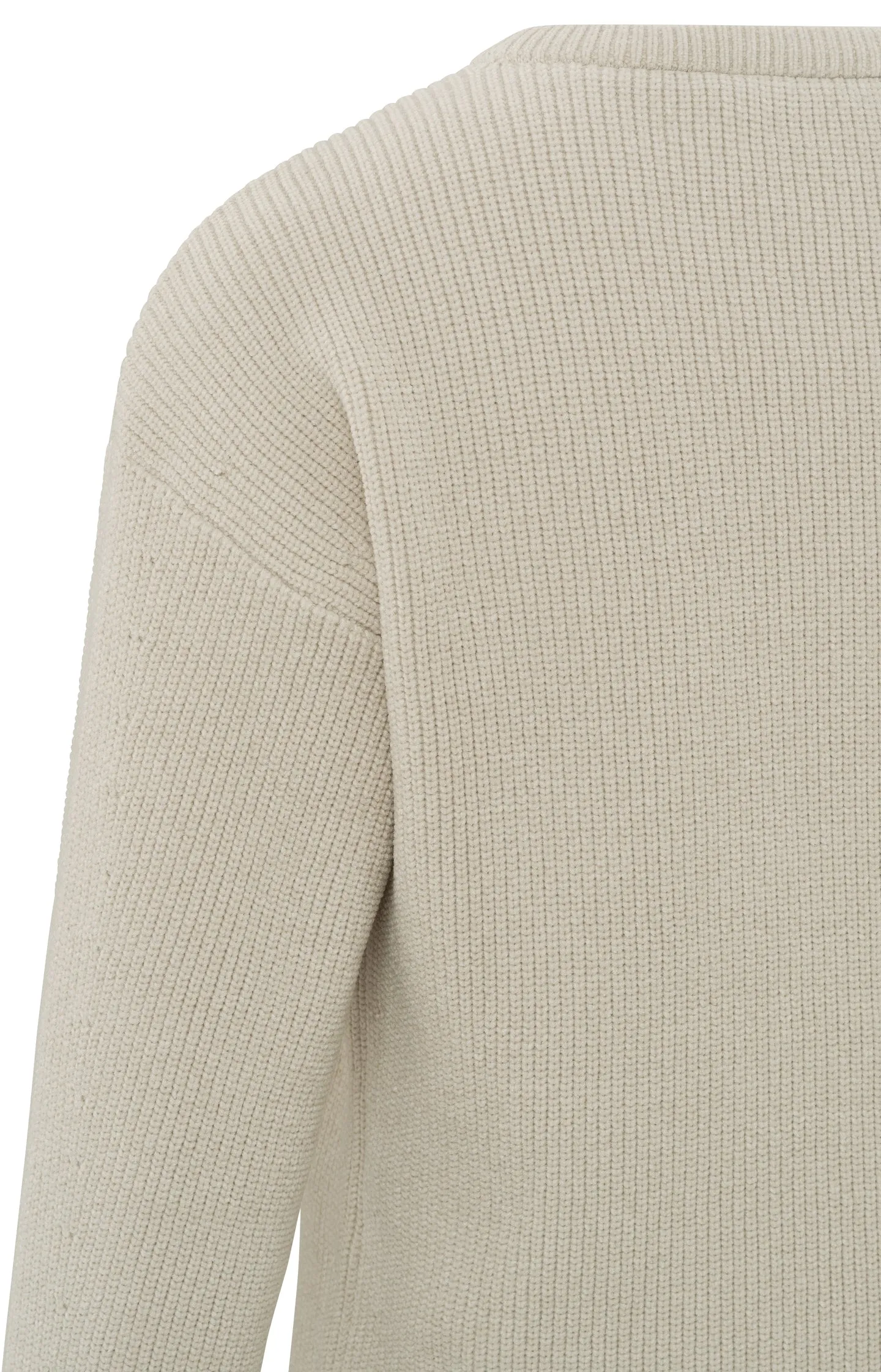 Chenille sweater with crewneck and long sleeves