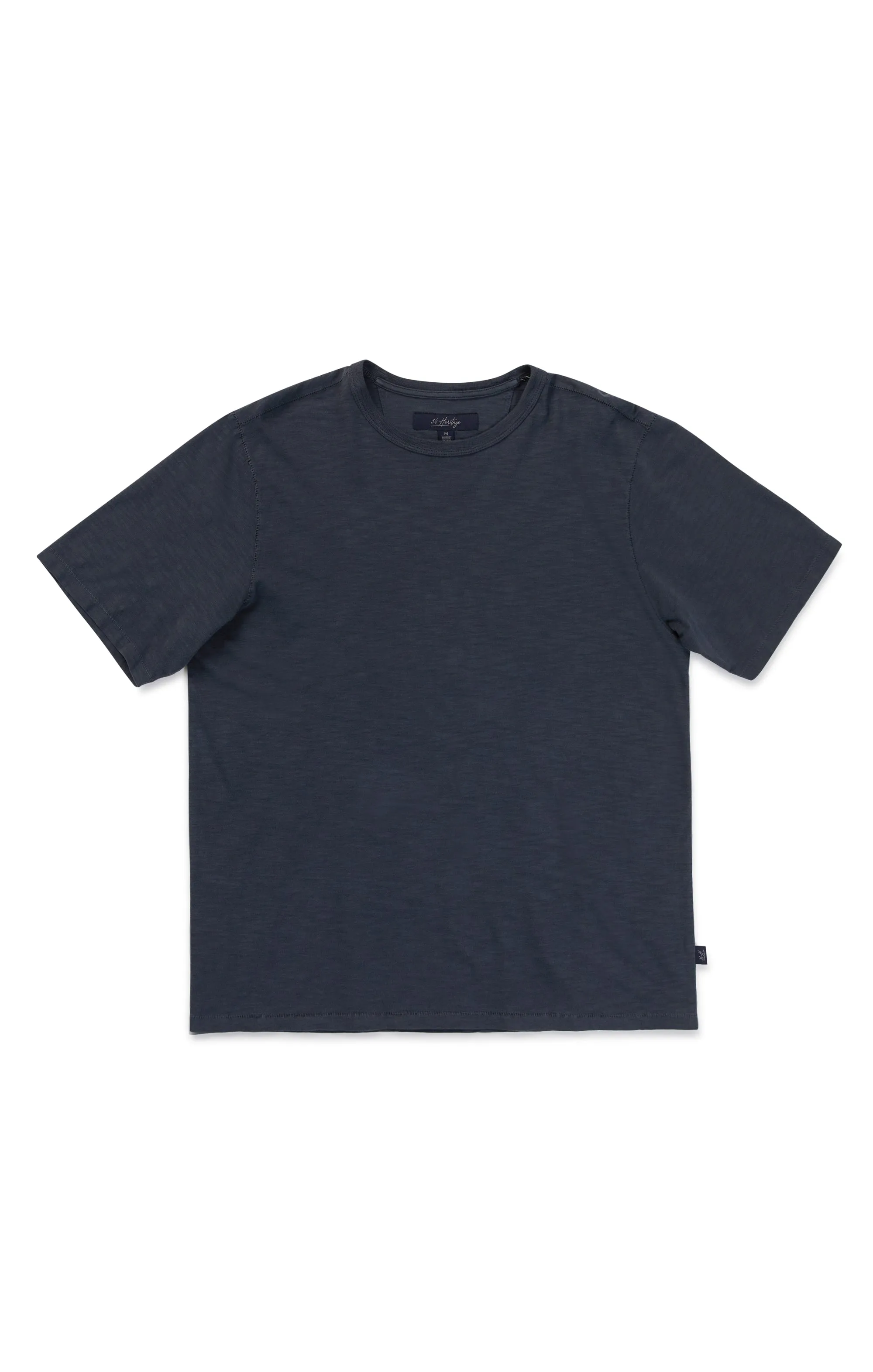 Deconstructed V-Neck T-Shirt in Dark Navy