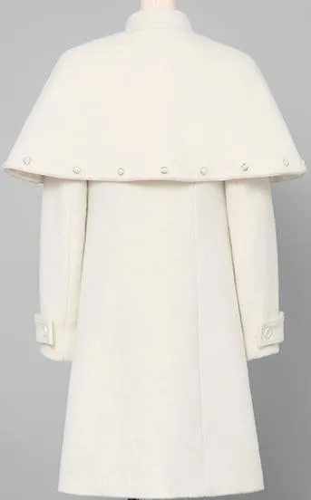 Embellished Cloak Coat