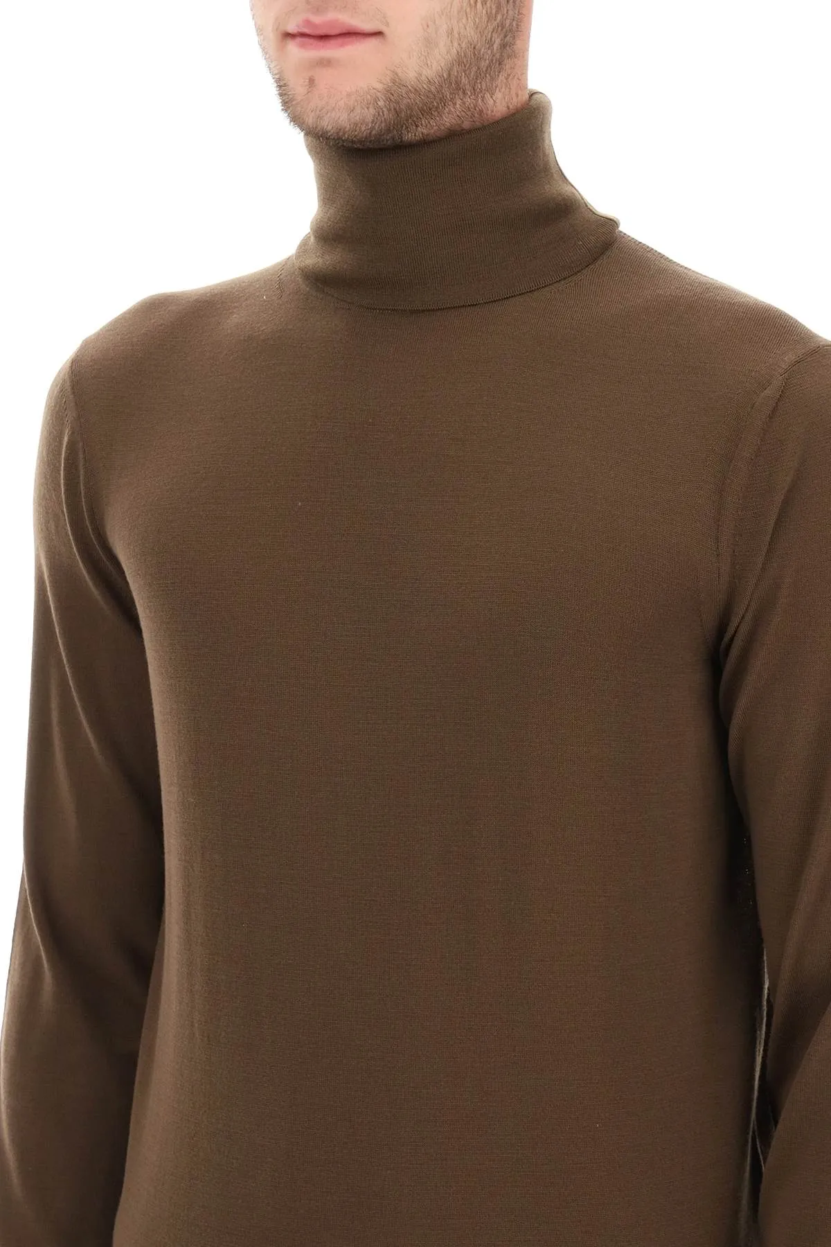 fine wool turtleneck