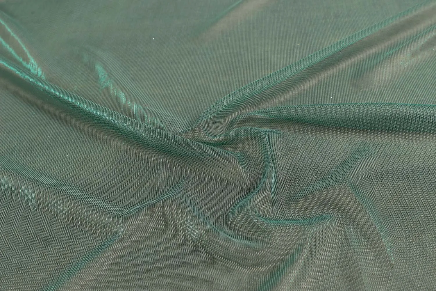 Green Lurex Knitted Fabric