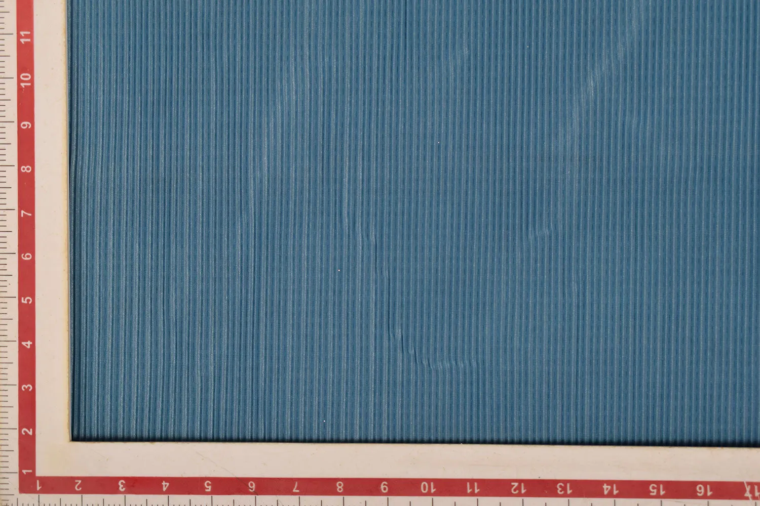 Light Blue Plain Pleated Knit Fabric