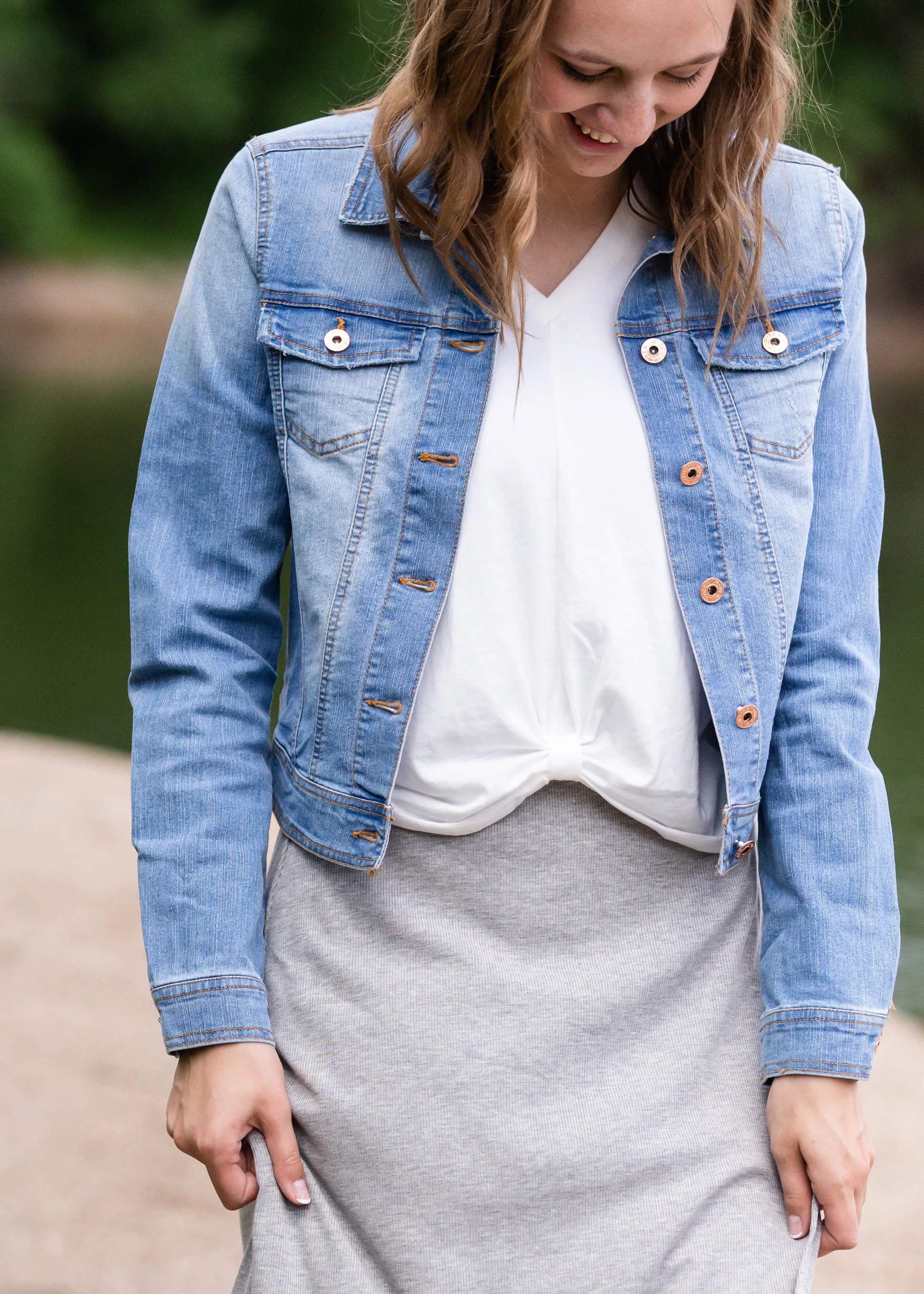 Lightweight Denim Jean Jacket