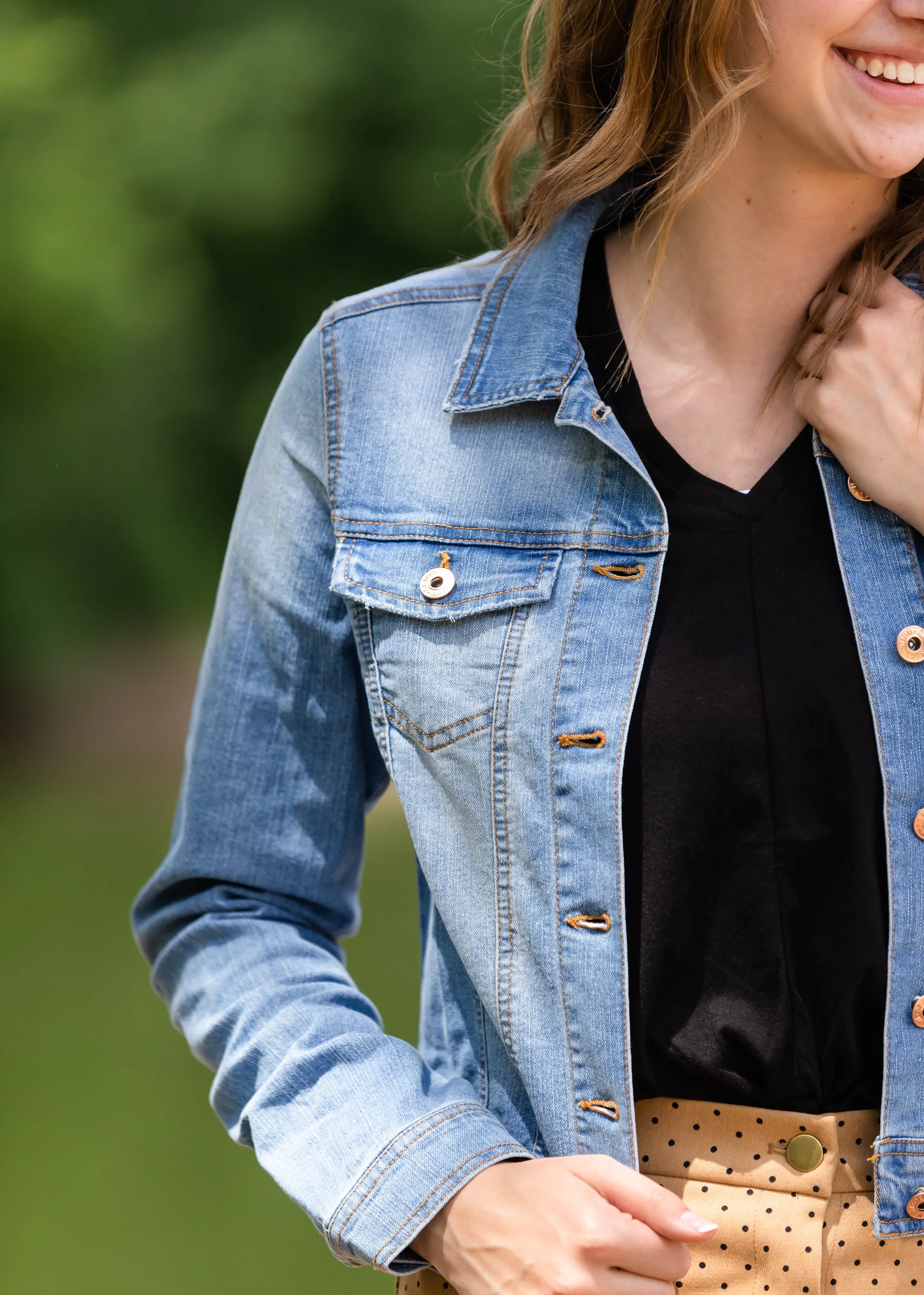 Lightweight Denim Jean Jacket