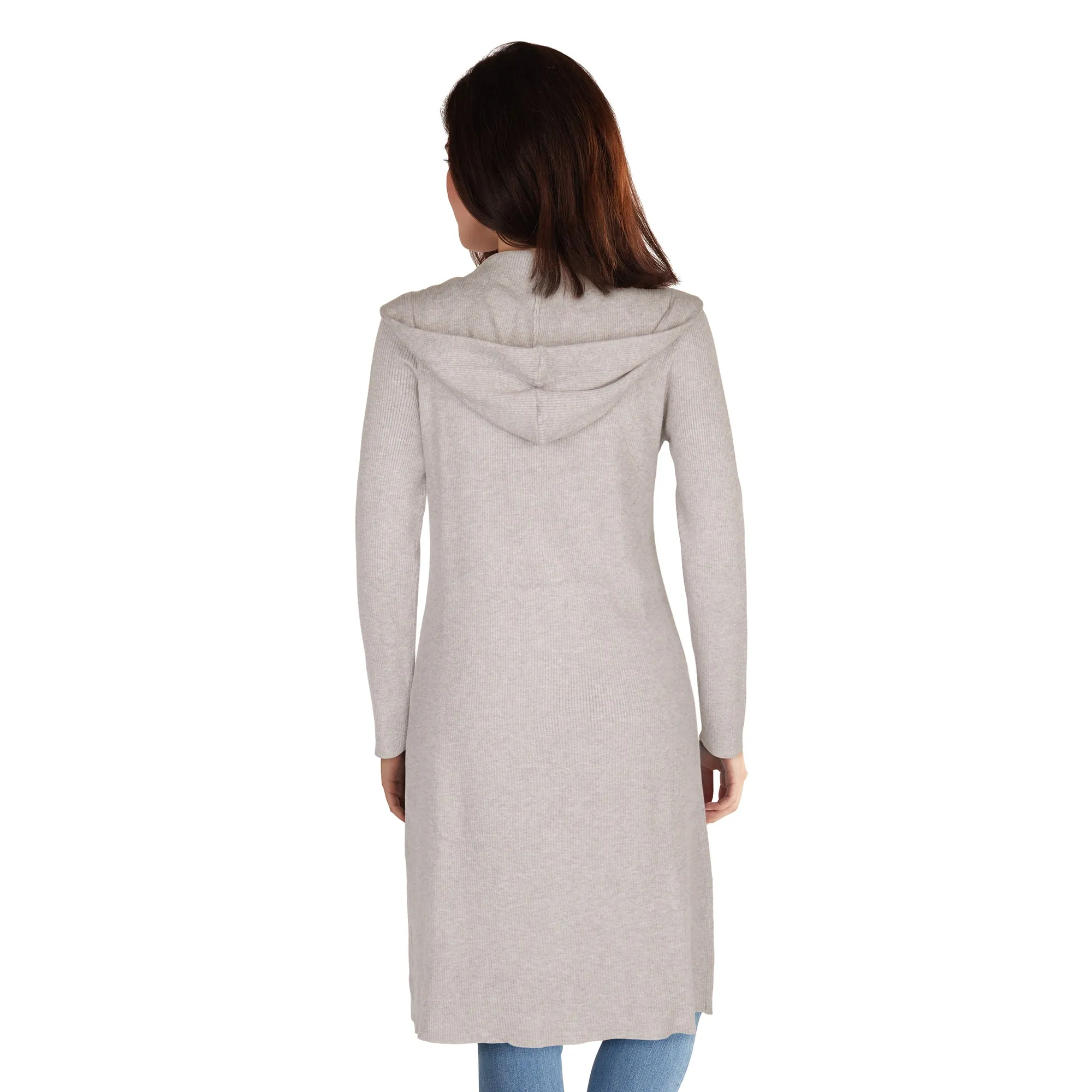 lily morgan Women's Hooded Long Cardigan