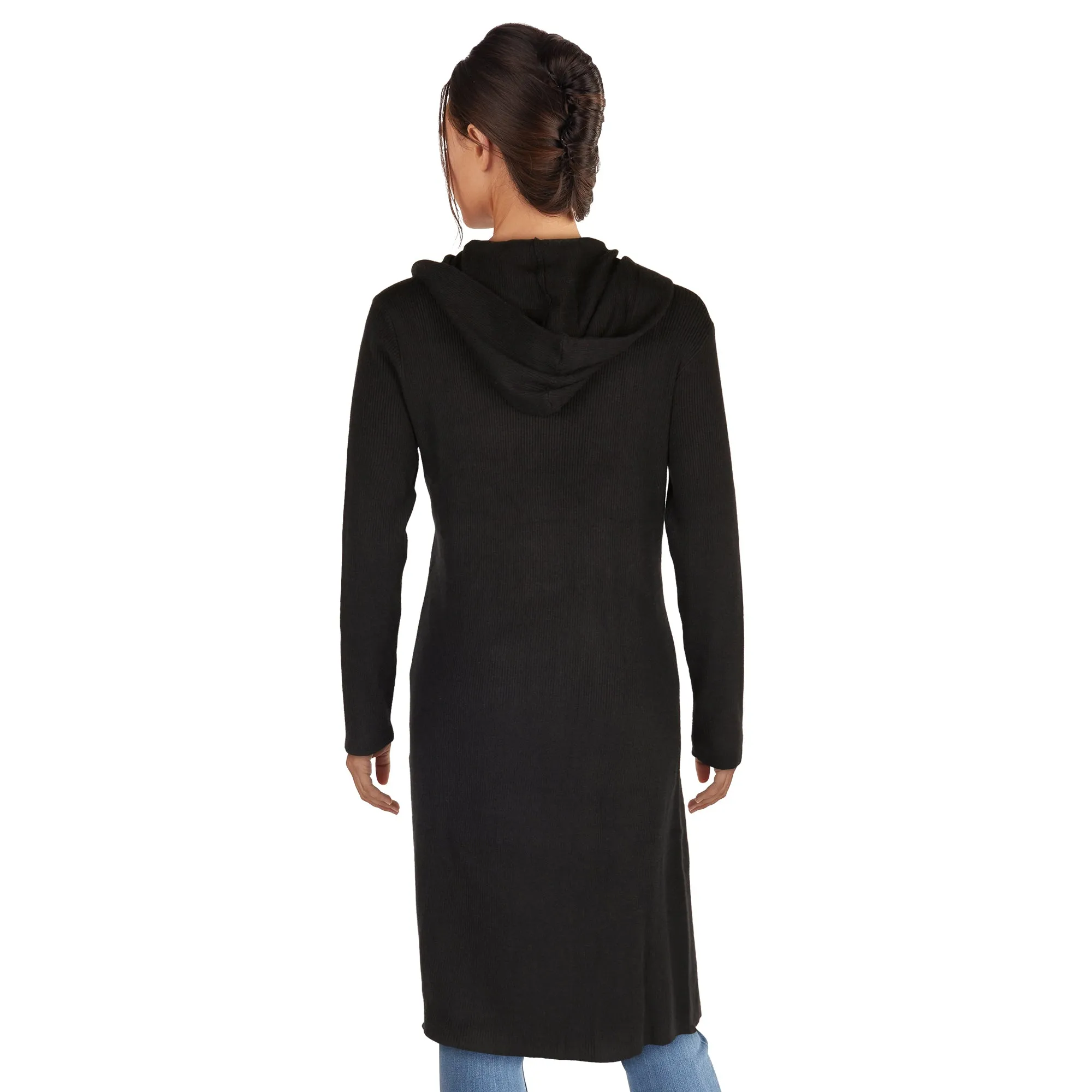 lily morgan Women's Hooded Long Cardigan