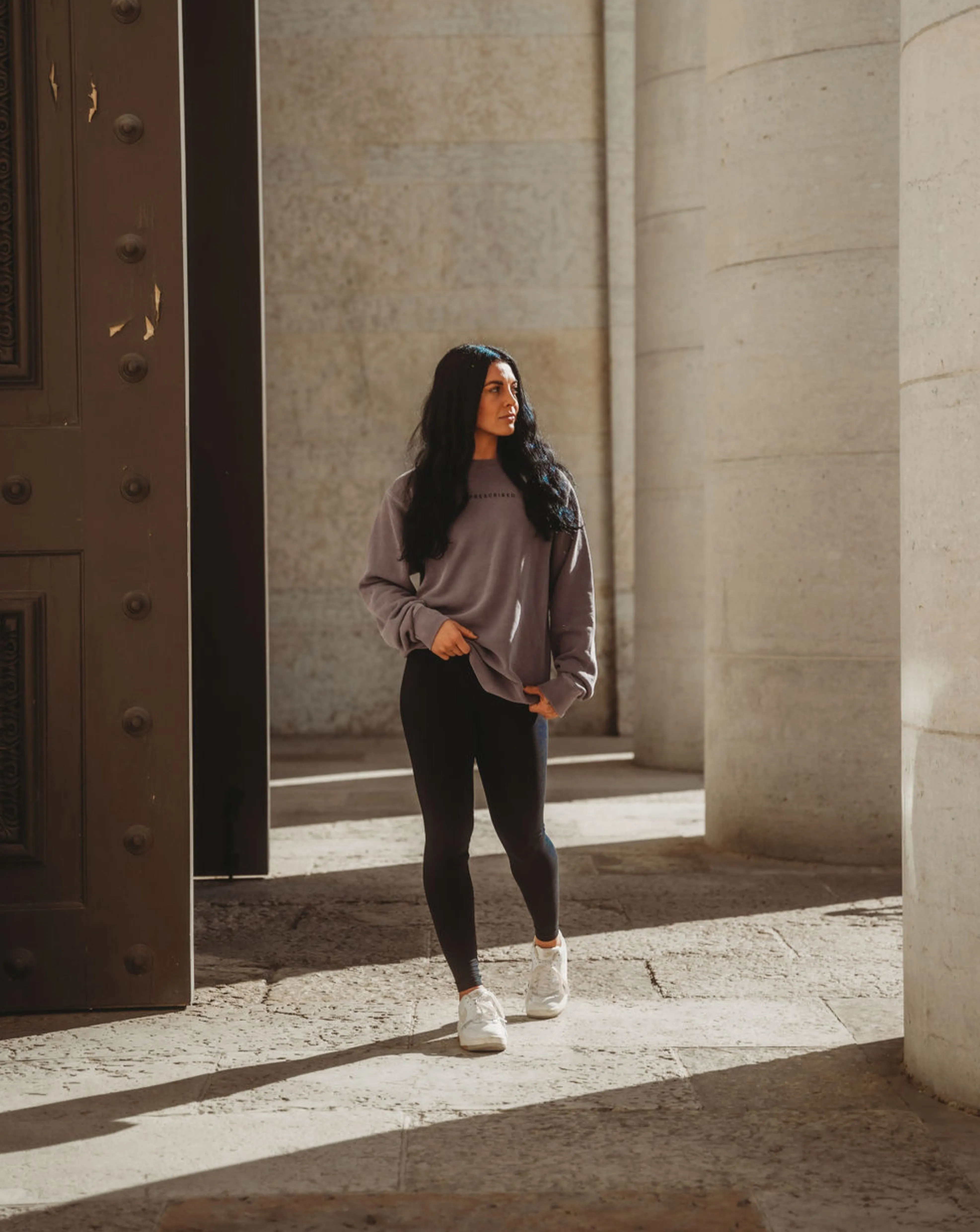 Live Crewneck - Plum (Unisex)