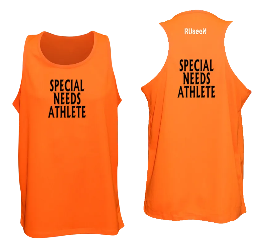 Men's SPECIAL NEEDS ATHLETE Tank Top - Reflective or Black Text