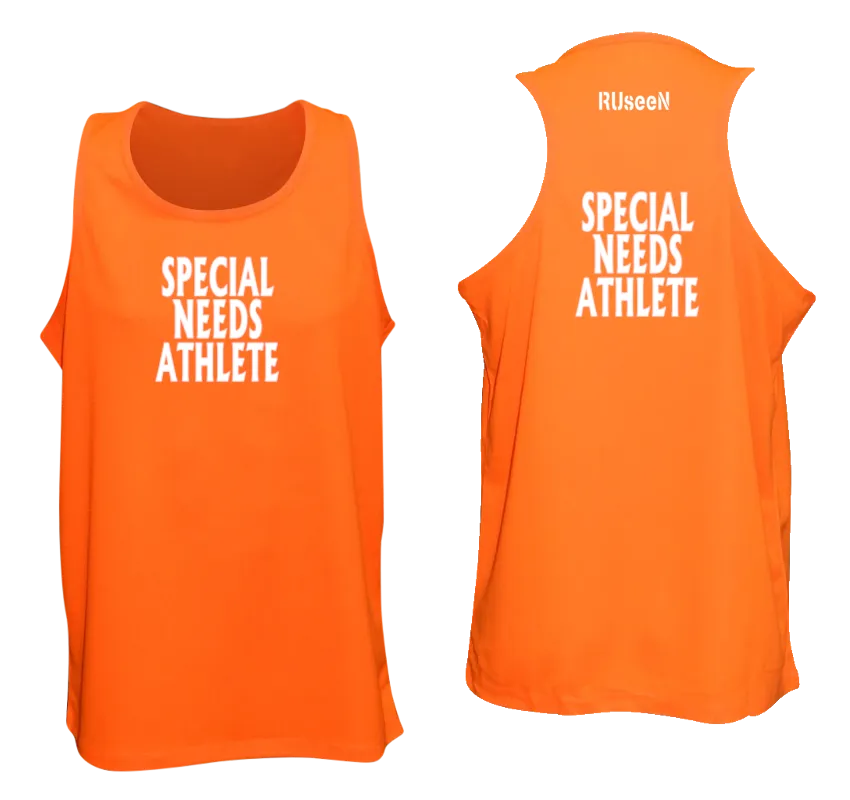 Men's SPECIAL NEEDS ATHLETE Tank Top - Reflective or Black Text