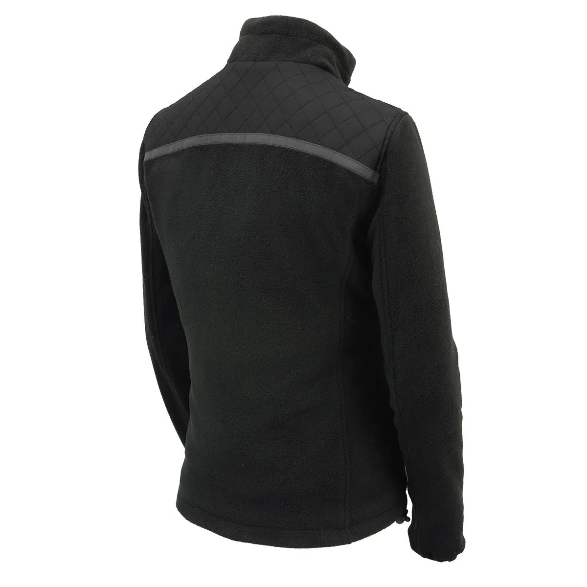 Milwaukee Leather MPL2784 Women's Black Micro Fleece Jacket with