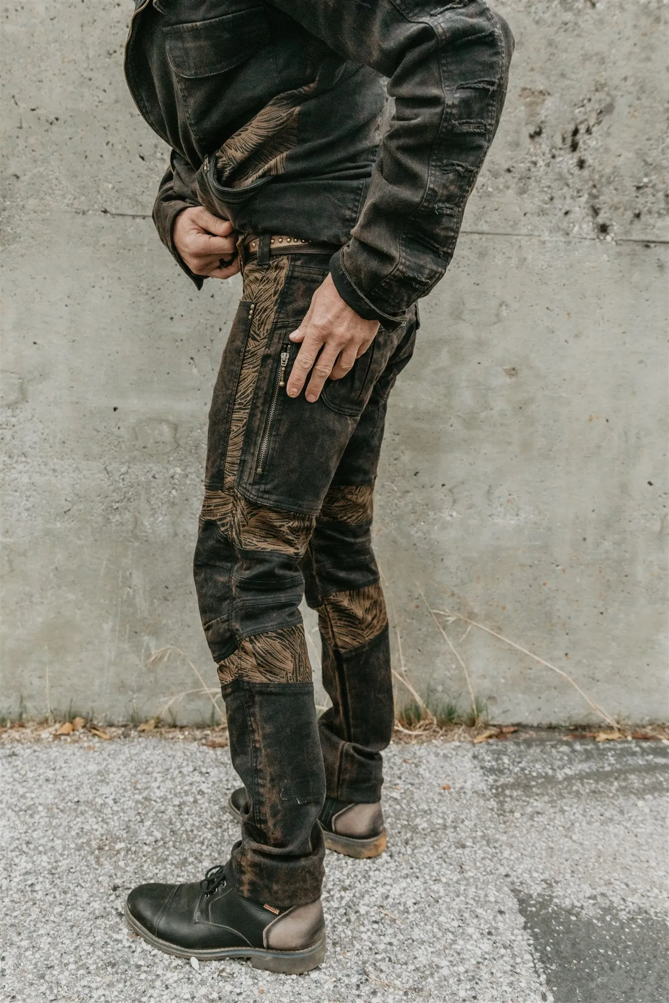 Moto Maxx Pants - Mozaic Mud Wings