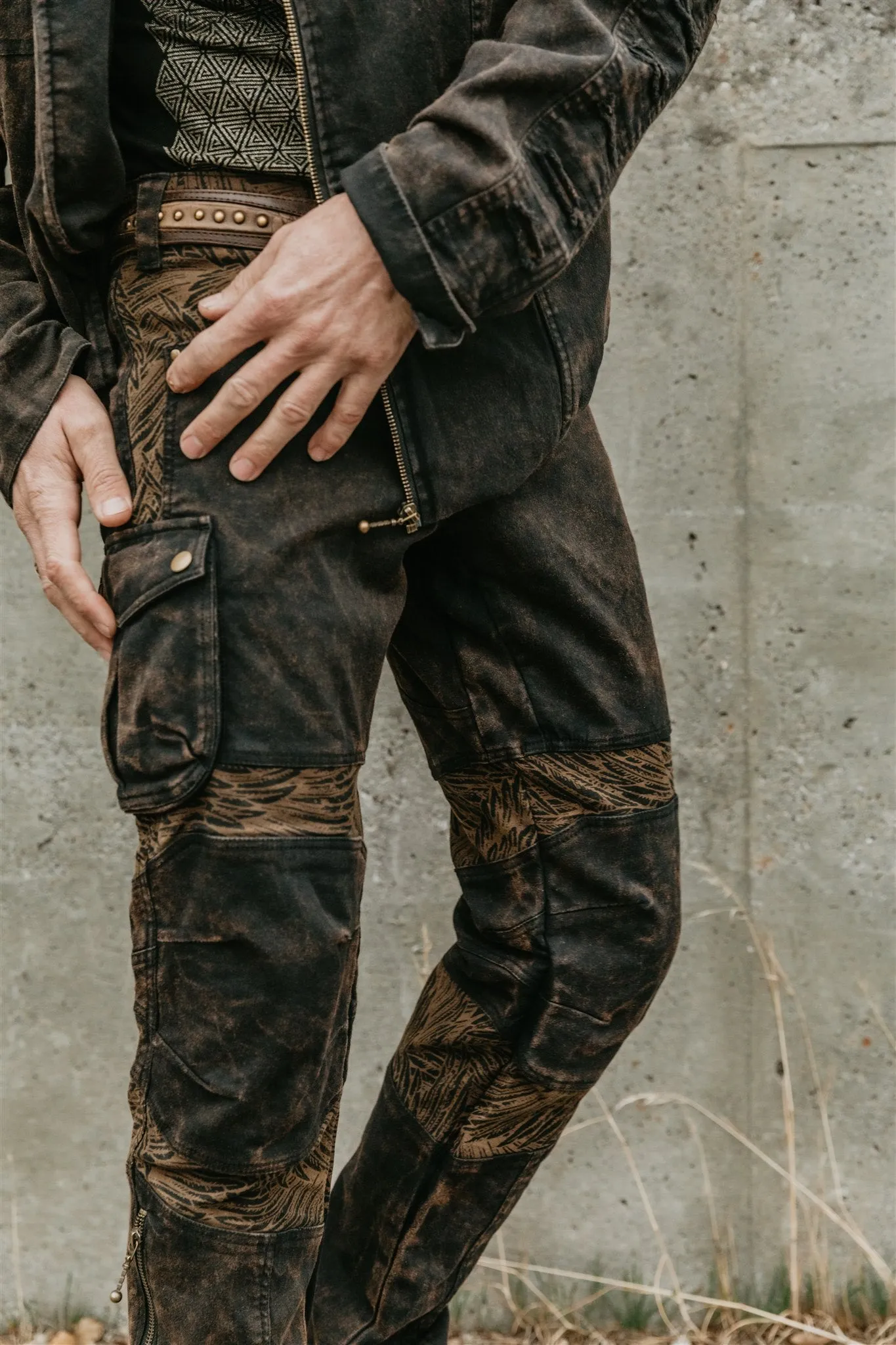 Moto Maxx Pants - Mozaic Mud Wings