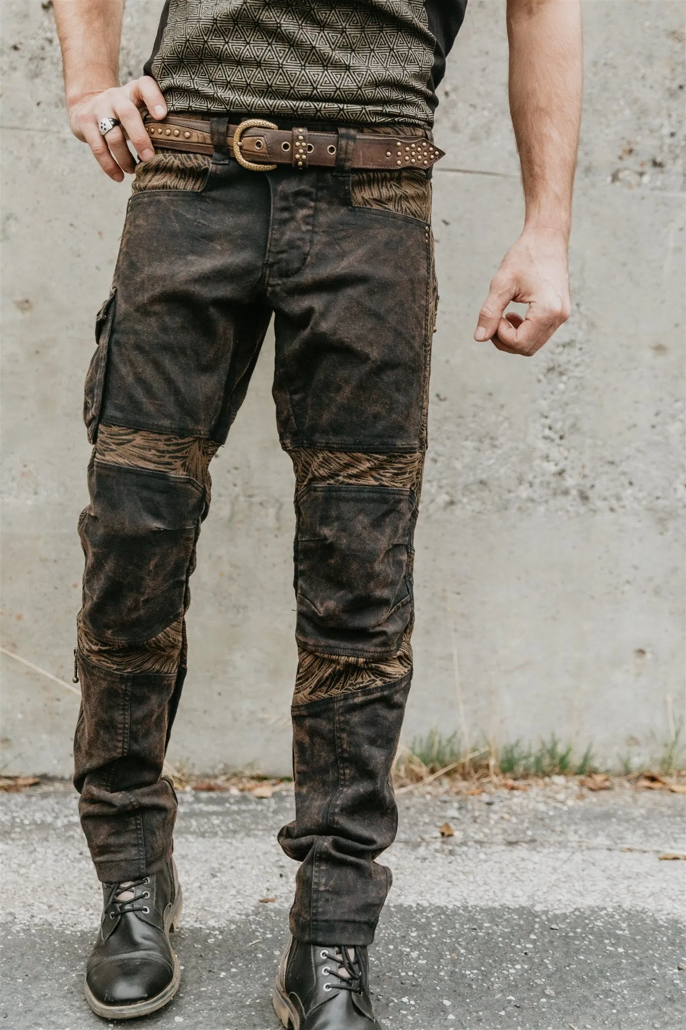 Moto Maxx Pants - Mozaic Mud Wings