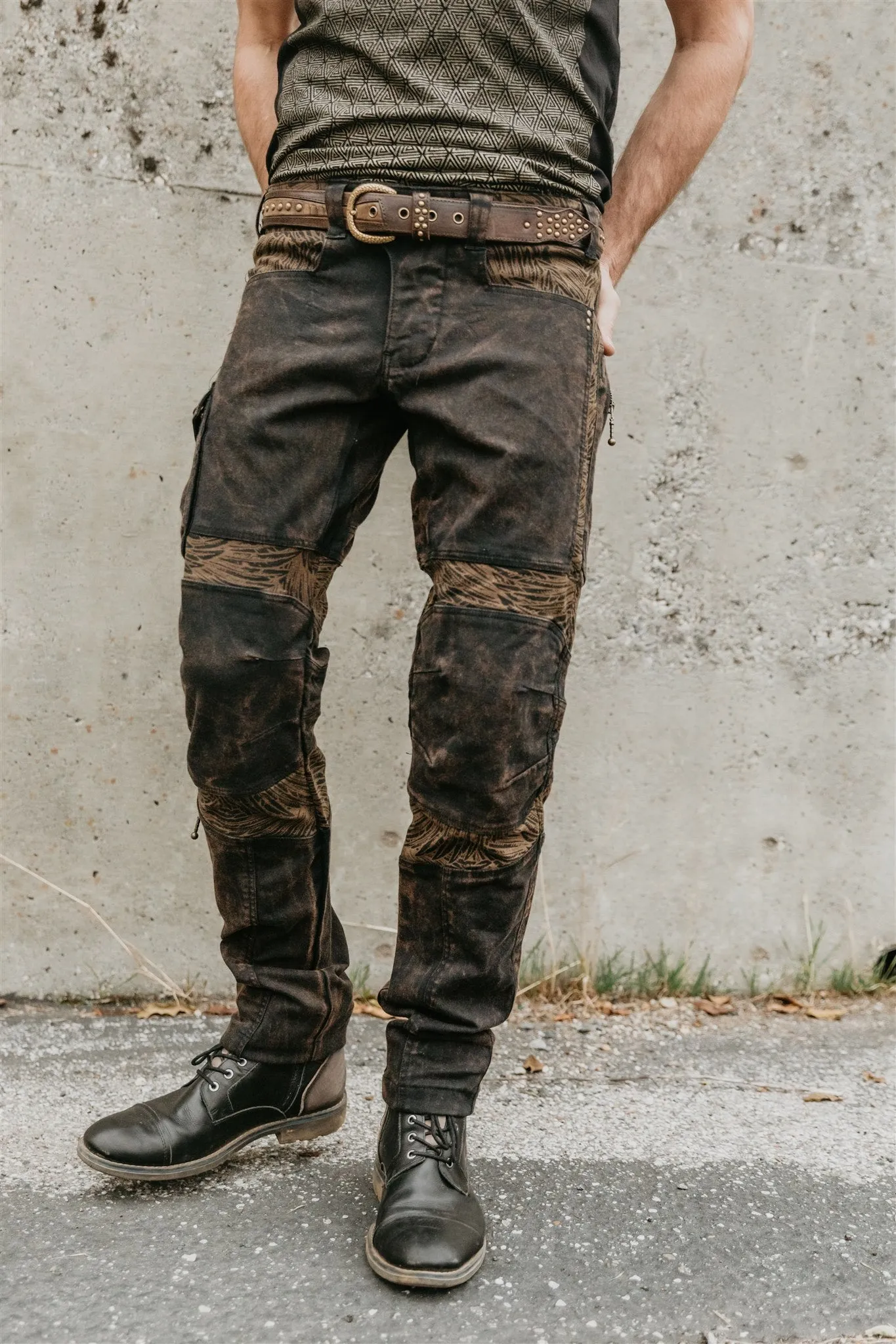 Moto Maxx Pants - Mozaic Mud Wings