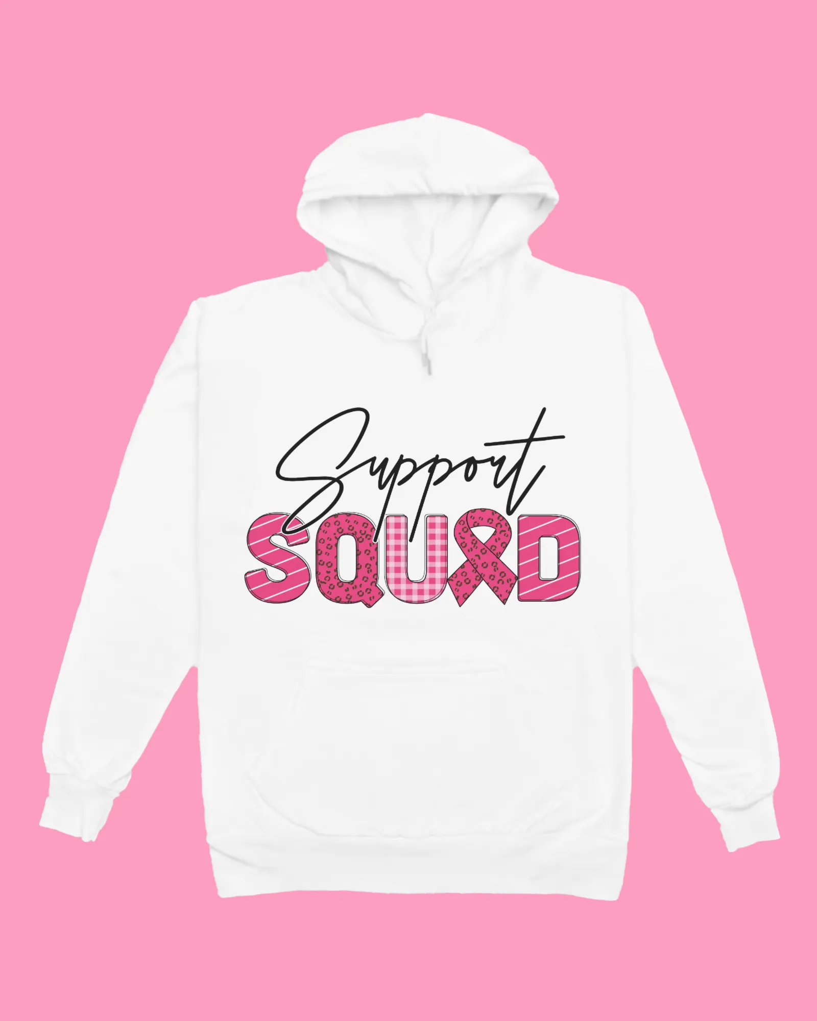 "Support Squad" - Breast Cancer Awareness Sweatshirt