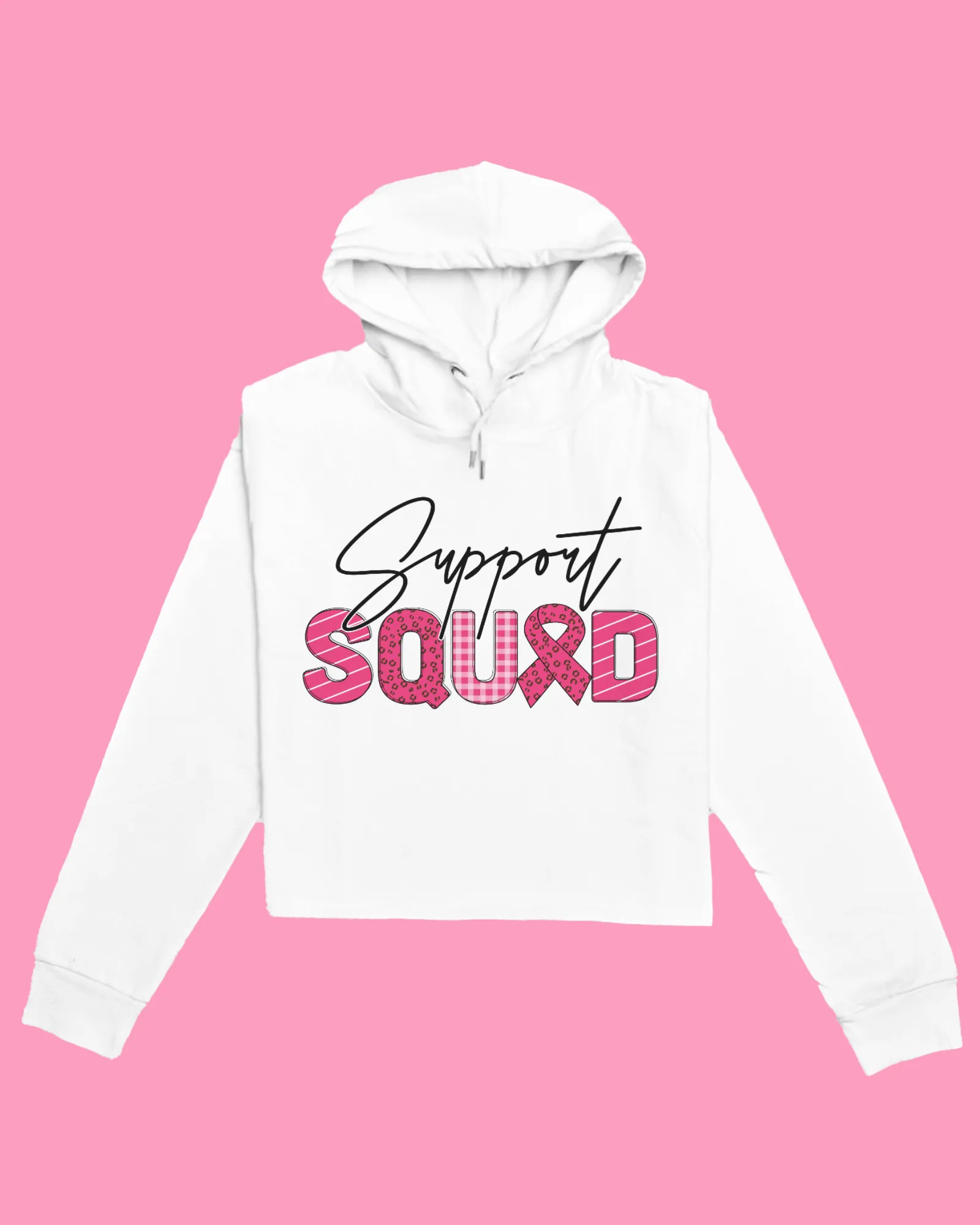 "Support Squad" - Breast Cancer Awareness Sweatshirt