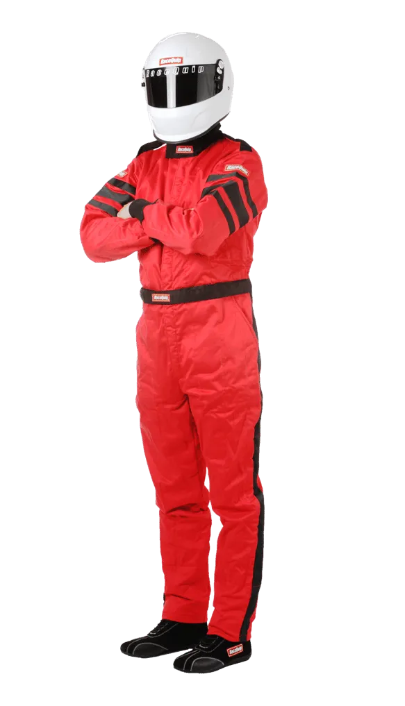 RaceQuip One Piece Multi Layer Fire Suit - Red - 3XL - 120018