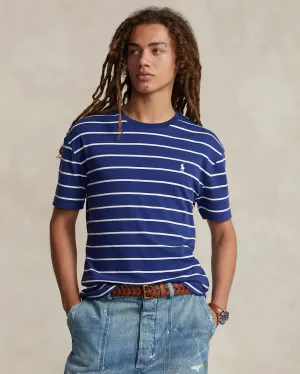 Ralph Lauren Classic Fit Striped Soft Cotton T-Shirt | Royal/White