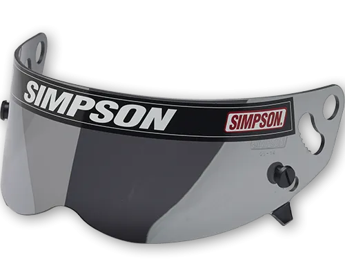 Simpson Helmet Shield - Diamondback/Speedway RX/X-Bandit Helmet - Snell SA2010/15 - Smoke