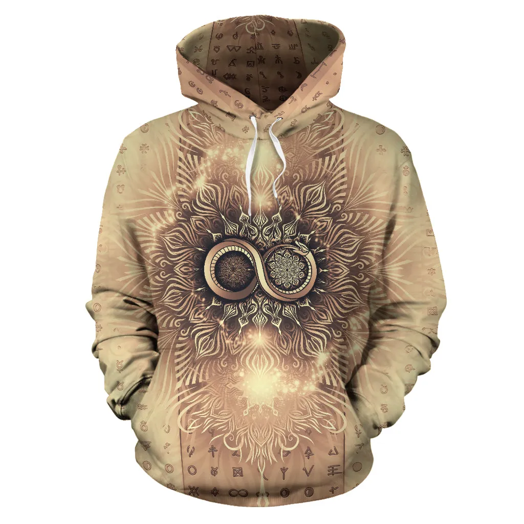 Snake of Infinity - Ocher | Hoodie | Mandalazed