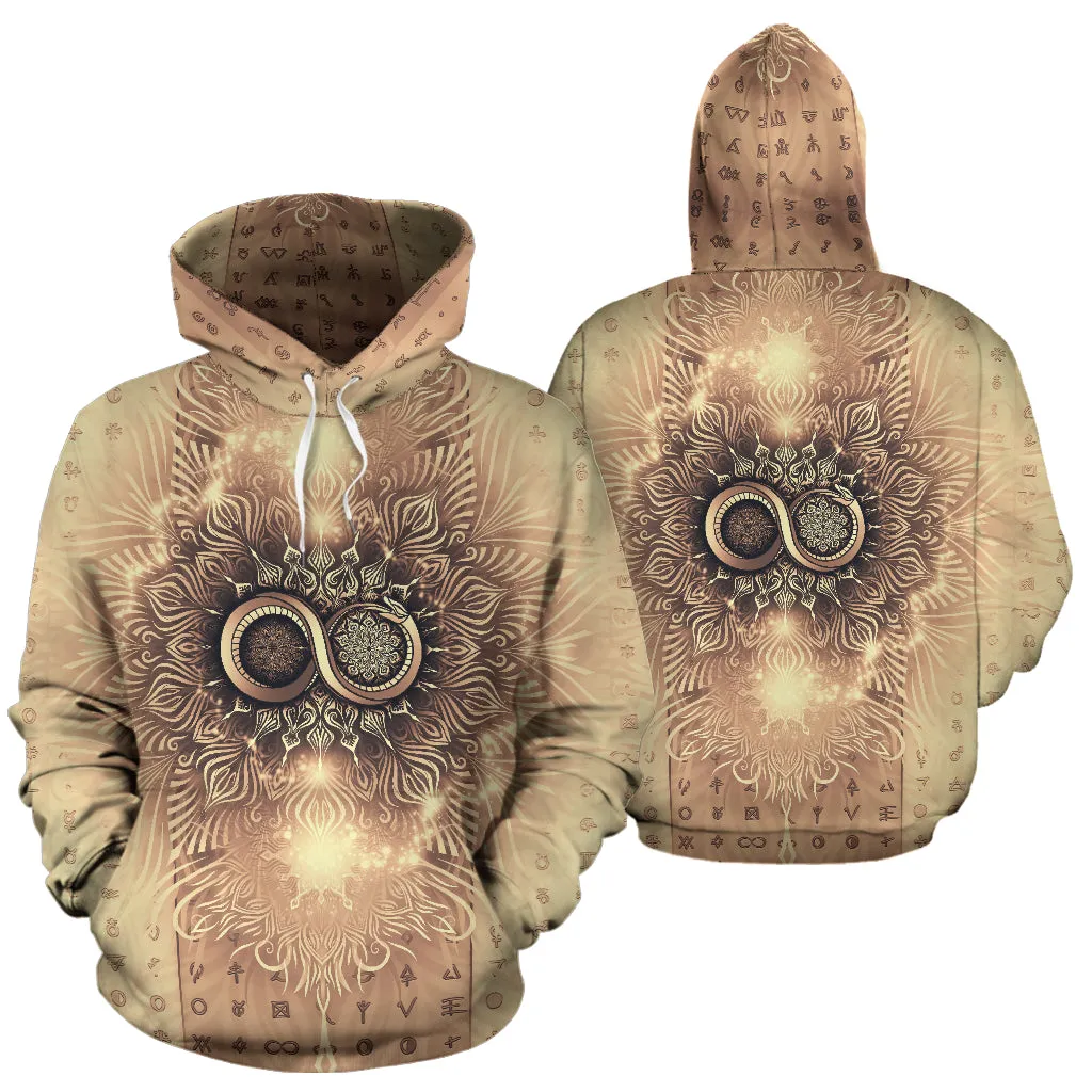 Snake of Infinity - Ocher | Hoodie | Mandalazed