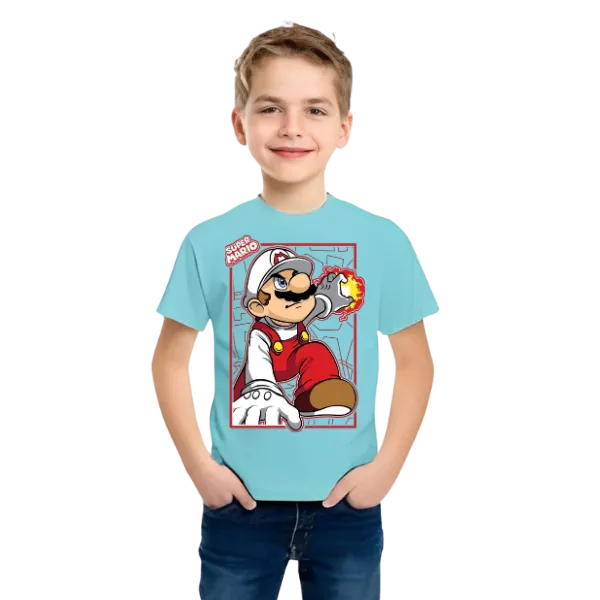 Super Mario T Shirt For Kids