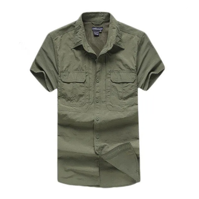 Tactical Military Shirt Men Breathable Quick Dry US Army Combat Shirt Summer Coolmax Shirt.