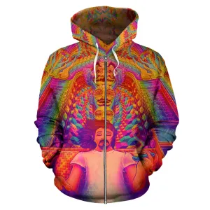 TAKE THE 3RD HIT ZIPPER HOODIE | SALVIA DROID