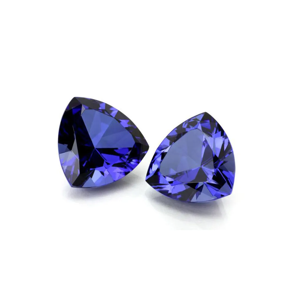 Tanzanite Precious Gemstone Trilliant Cut Sold Individually