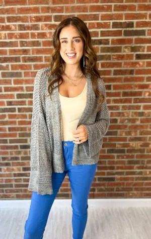 The Last Laugh Cardigan - Ash