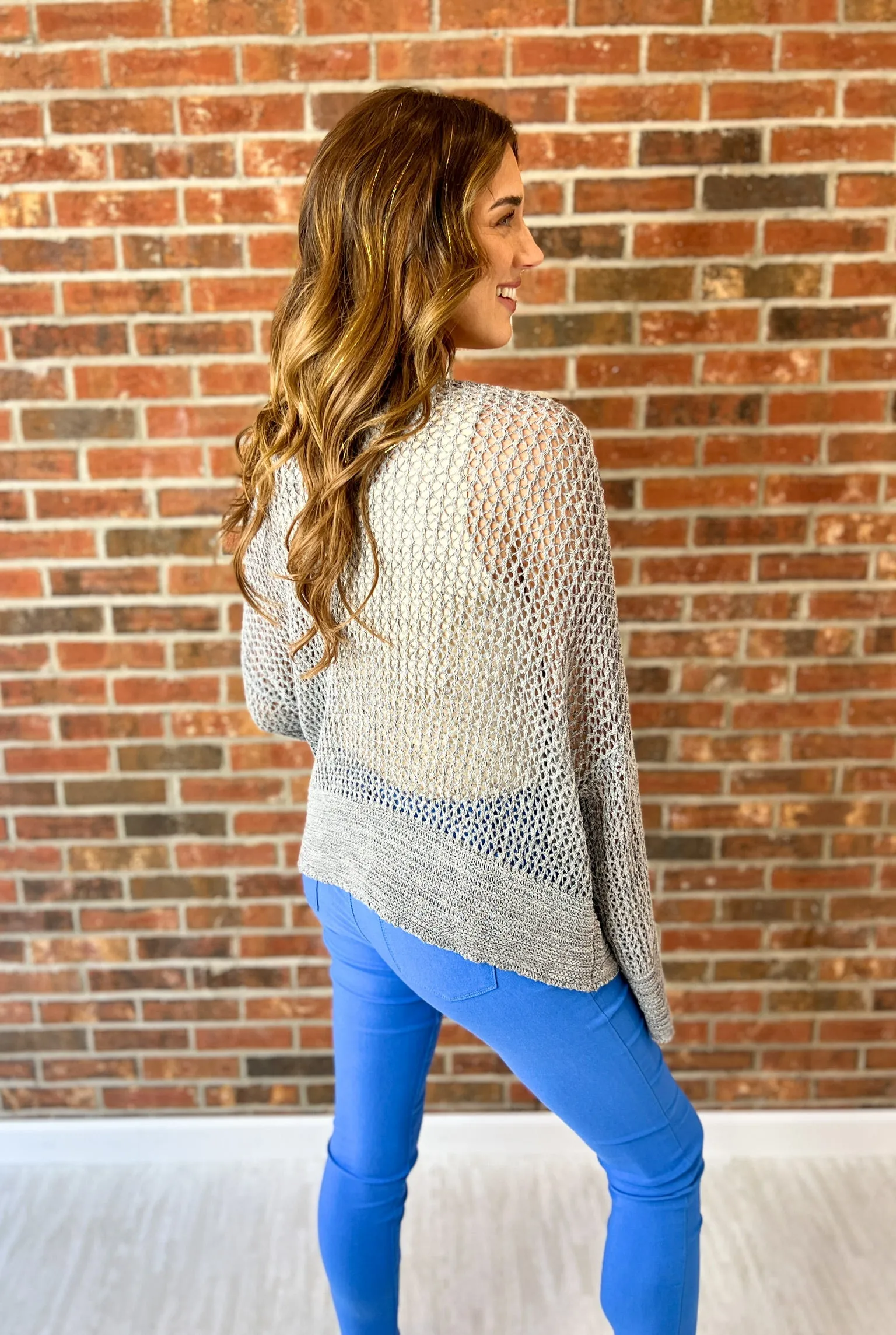 The Last Laugh Cardigan - Ash