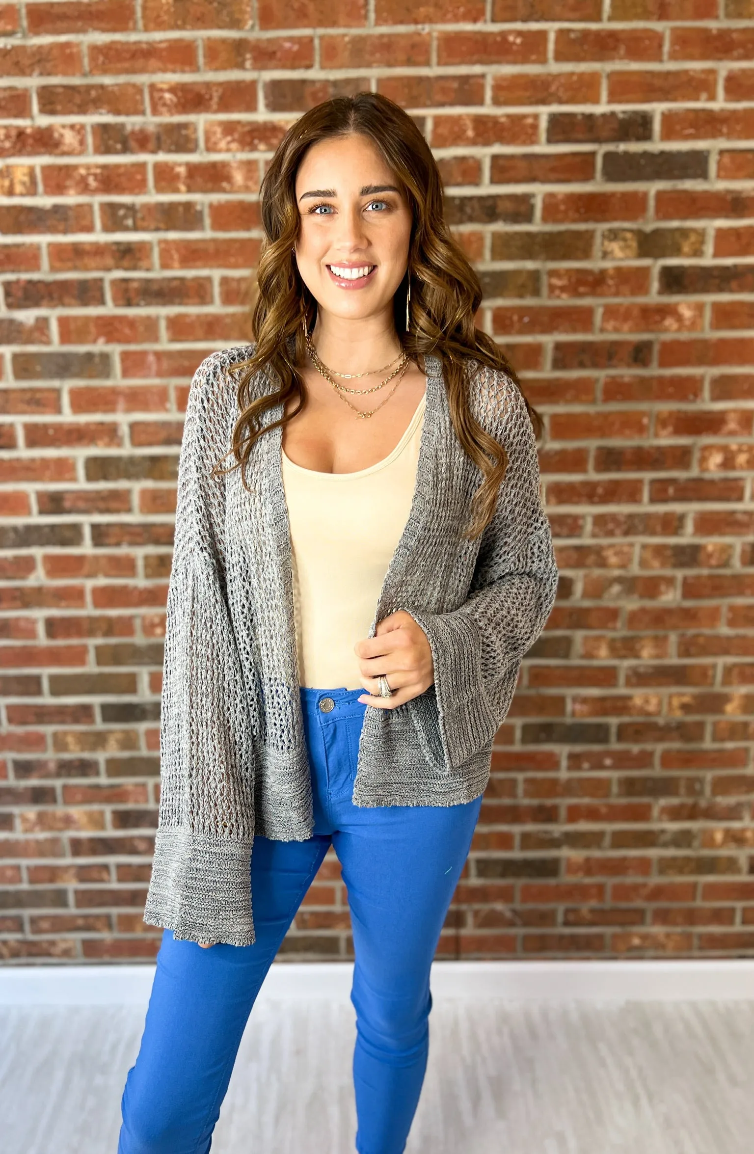 The Last Laugh Cardigan - Ash