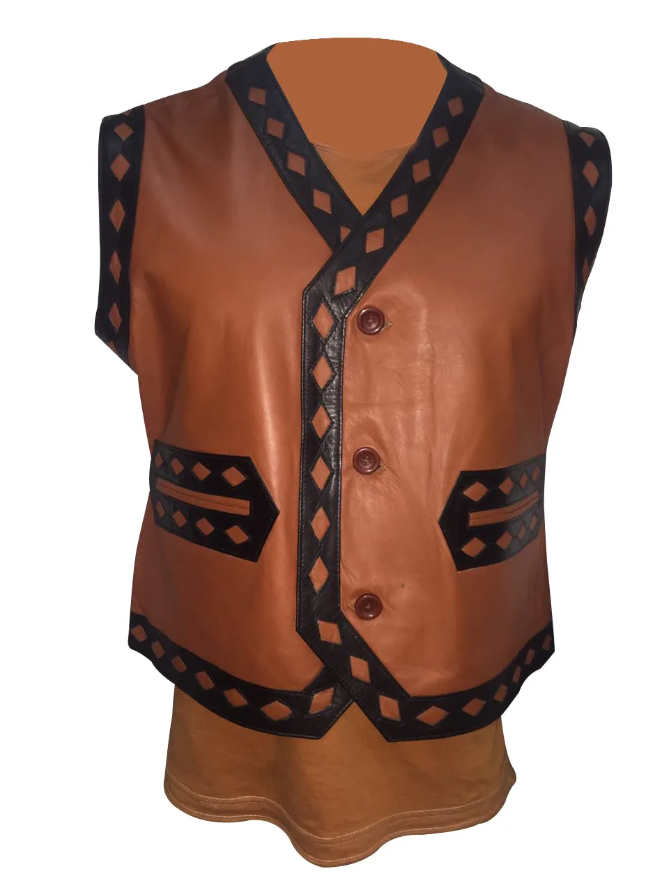 The Warriors Movie Real Leather Vest