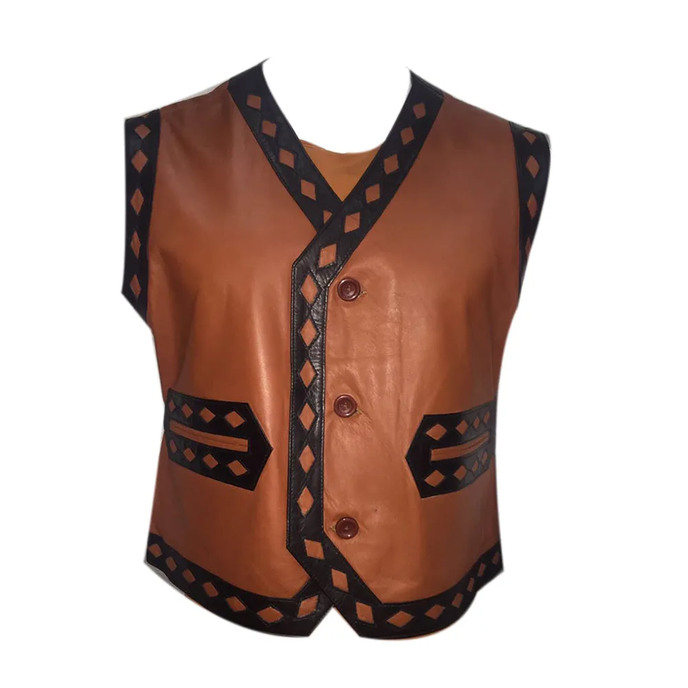 The Warriors Movie Real Leather Vest