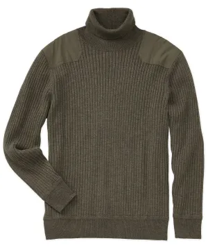 Westport Black Military Turtleneck Sweater