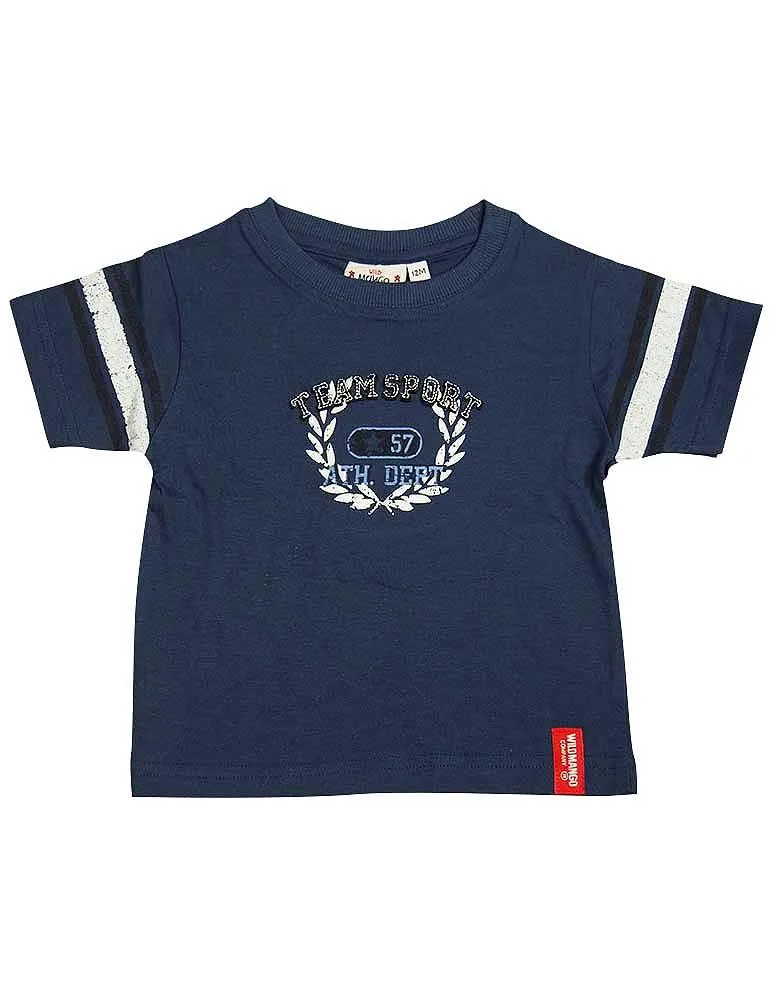 Wild Mango Baby Infant Boys Short Sleeve Cotton Fashion T-Shirt Tee Shirt Top, 7498