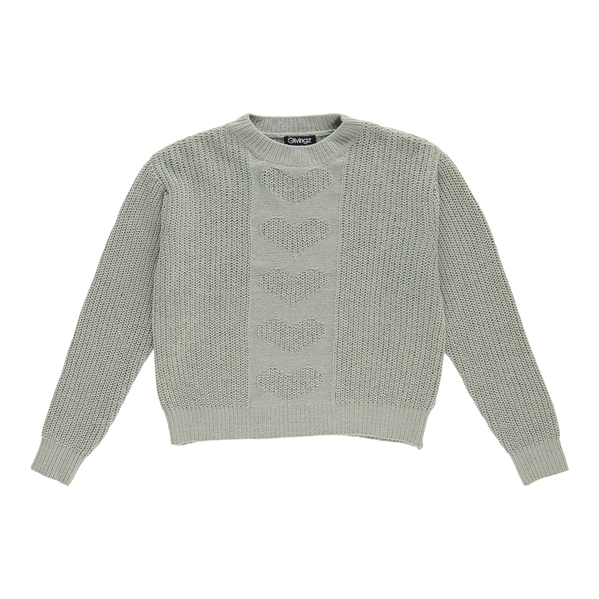 Women's Chenille Cable Cropped Sweater