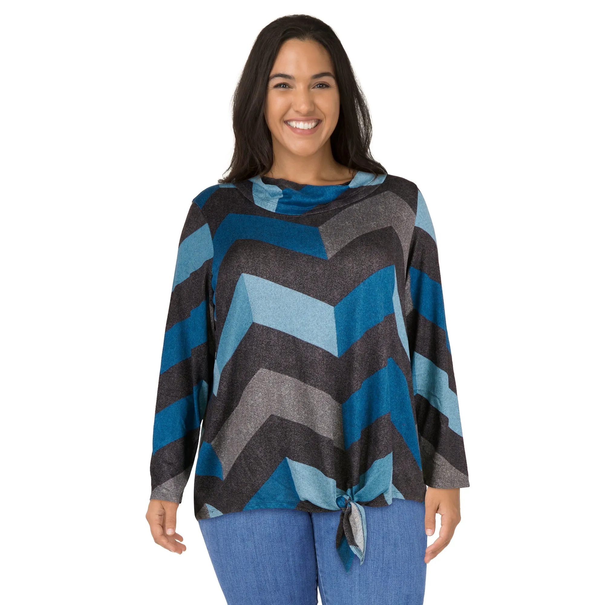 Women's Plus Cowl Neck Sweater