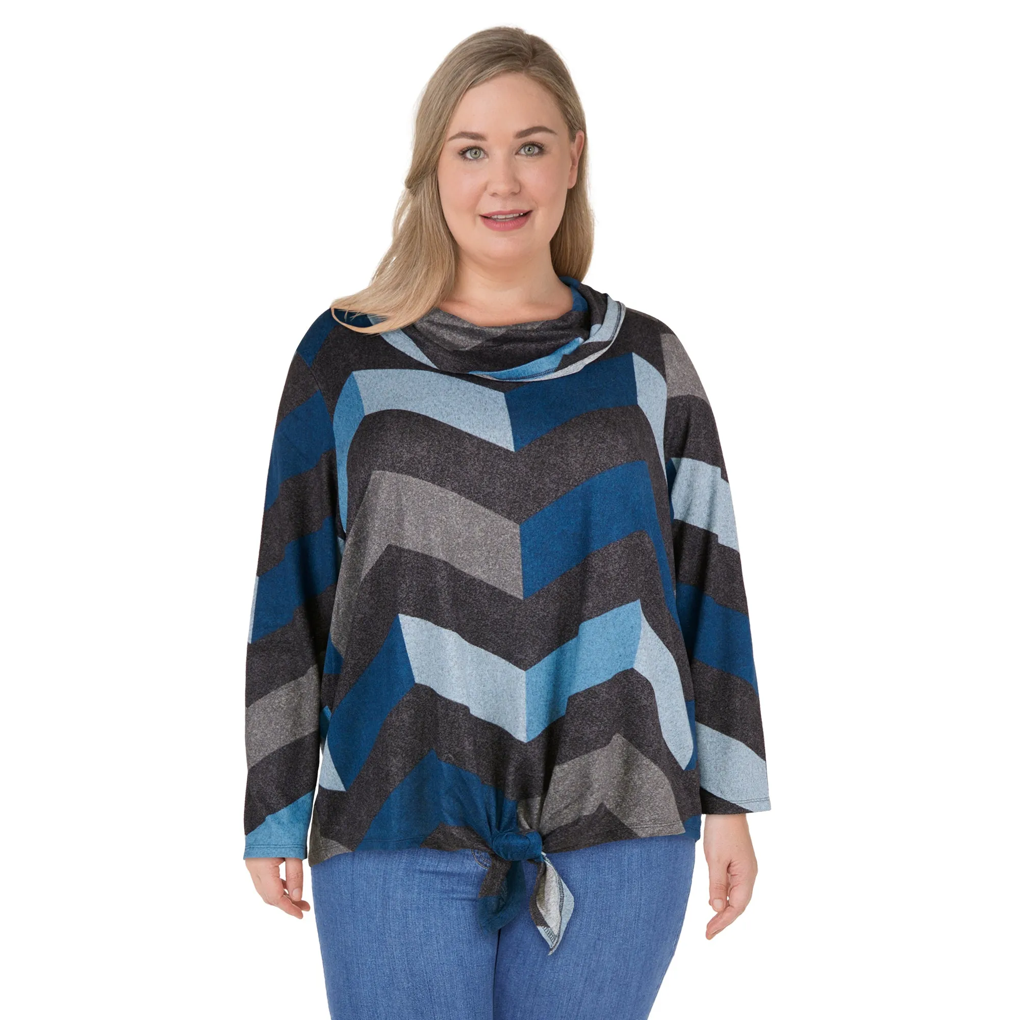 Women's Plus Cowl Neck Sweater